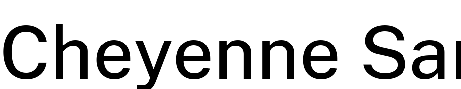 Cheyenne Sans Medium Yazı tipi ücretsiz indir